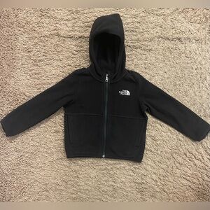 The North Face Kids Black Zip-Up Hoodie